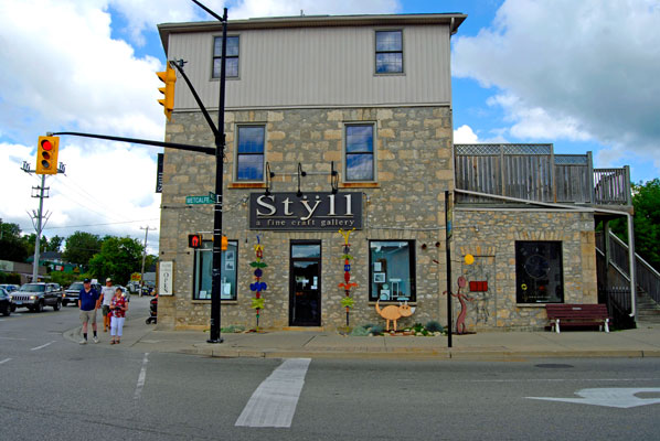 a craft gallery in Elora
