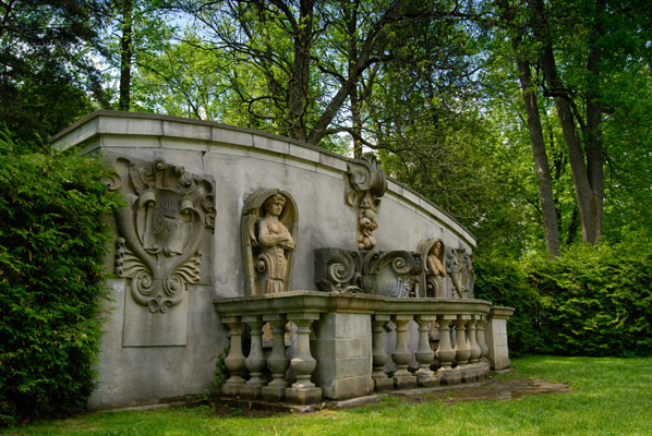 an architectural remnant in Guild Park and Gardens, Scarborough, Ontario