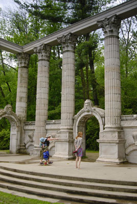 columns and archways define the Greek Theatre
